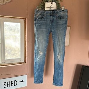 Buckle Black Ankle Skinny size 25 cropped jeans